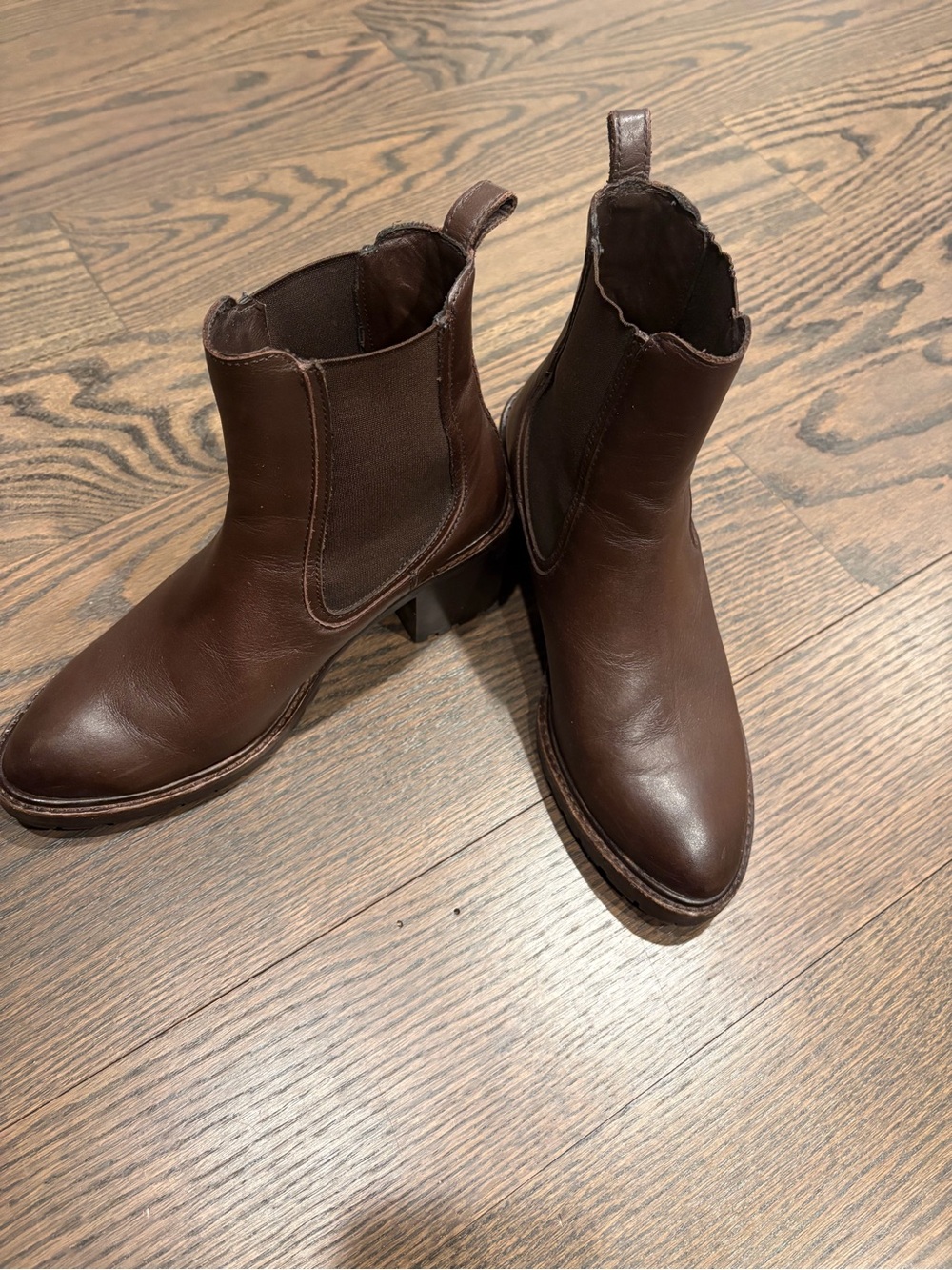 Thursday Boot Company Brown Leather Chelsea Ankle Boots